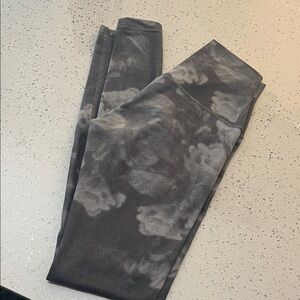lululemon athletica Gray Tie-Dye align Leggings